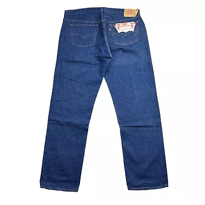 NWT Vintage 80s Levi’s 501 Dark Wash Raw Denim Jeans Men’s 42x32 New With Tags • $349.99