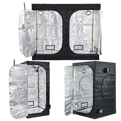 Grow Tents Hydroponics Silver Mylar Dark Room Grow Light Indoor Garden UK • £235