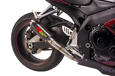 2006-2007 GSXR600 GSXR750 MGP Carbon Fiber Exhaust Slip On Hotbodies Racing • $399.95