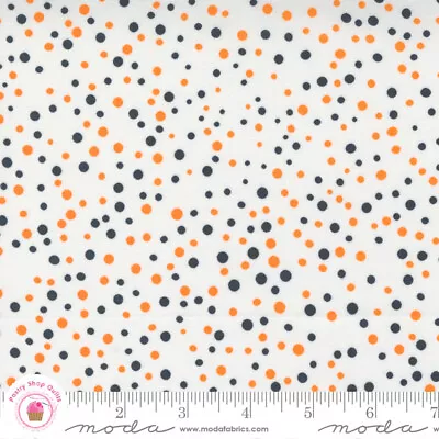 Moda TOO CUTE TO SPOOK 22426 14 White Dots ME MY SISTER Quilt Fabric HALLOWEEN • $6.15