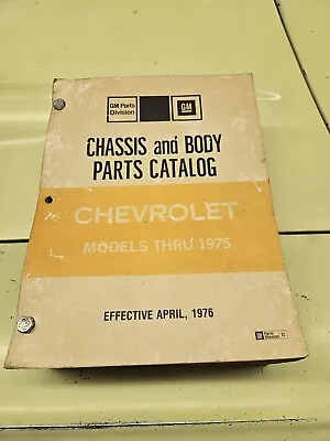 Chevrolet Master Parts Book Catalog 62 - 75 Camaro Nova Chevelle Impala Vega +++ • $80