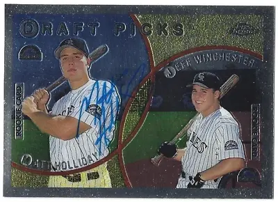 1999 Topps Chrome Baseball #442 Matt Holliday IP Autograph Signed Card • $25