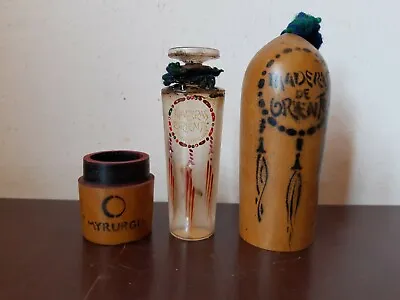 OLD ANTIQUE MEXICAN PERFUME MYRURGIA MADERAS DE ORIENTE ORIENTAL WOODS FROM 20's • $99.99