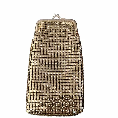 Mesh Whiting & Davis Bags Cigarette/glasses Case Metal Gold • $24