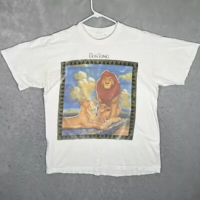 A1 Vintage 90s Disney The Lion King Movie Promo T Shirt Adult XL White Mens • $139.99