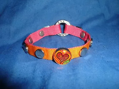 Orange Girls Mogo Magnetic Charm Bracelet W/ 1 Heart Charm • $6.54