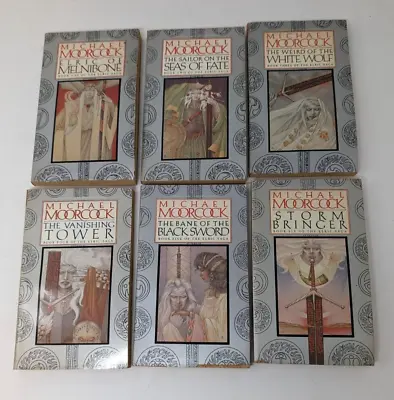 THE ELRIC SAGA Michael Moorcock 1 2 3 4 5 6 Berkley Paperback Set Unread • $69.95