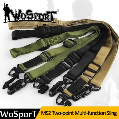 Tactical Military Sling MS2 Two-point Sling Hunting Strap Rope Multi-function • $10.73
