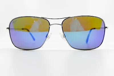 Maui Jim Silver Tortoise Wiki Wiki Sunglass MJ-246-17 59-17-120 Blue Lens 7912 • $74.99