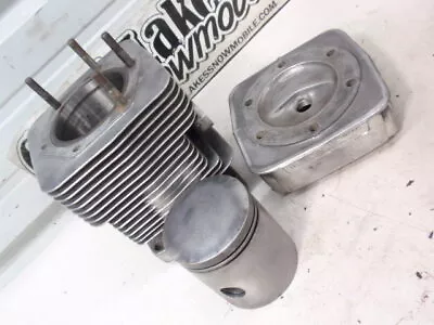 JLO 372 Single Cylinder Vintage Snowmobile Engine Cylinder Piston Head Mustang • $95