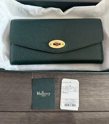 Mulberry Long Wallet Green With Box Shipped From Japan • $370