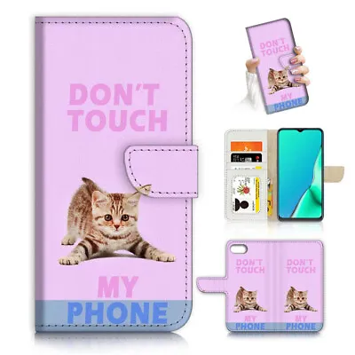 ( For Oppo AX5S ) Flip Wallet Case Cover AJ24562 Do Not Touch • $12.99