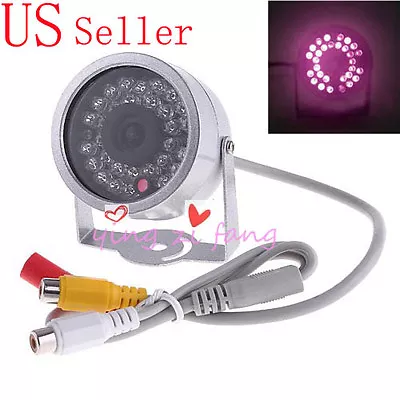 Mini NIGHT VISION Color Wired CCTV Camera 30 LED For Home Security System • $19.90