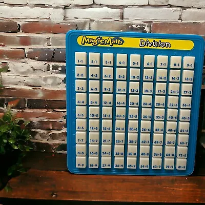 1993 Magic Math Division Educational Keyboard Press & See Math Table Homeschool • $13.99