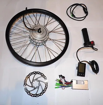 20'' 48v 60v 72v 250w Electric Bike FRONT Hub Motor Wheel Conversion Kit Ebike • £149