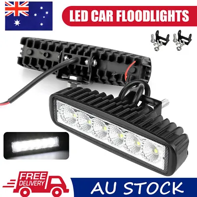 2/4x 6inch LED Work Light Bar Flood Reverse Fog Driving Lamp Offroad 4x4 AU • $6.99