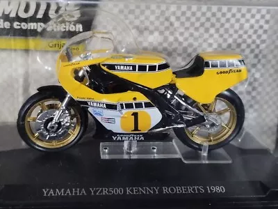 Yamaha YZR500 Kenny Roberts 1980 Rare Racing Motorcycle Bike Diecast Scale 1:24 • $29.99