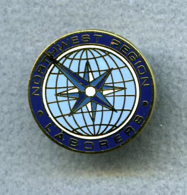 Laborers Union Northwest Region ¾  Pin Enamel On Metal • $5