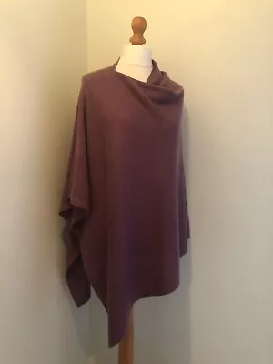 £19.99 • Buy Poncho Shawl Wrap Hand Made In Nepal 90% Cashmere 10% Wool
