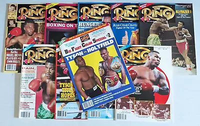 The Ring Magazine 1991 9 Month Set Bonus Tyson & Holyfield Poster NOS Boxing ++ • $16.80