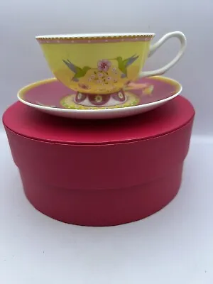 Maxwell& Williams Enchante Cashmere ‘Antoinette’ Teacup & Saucer Gift Boxed. • $29.50