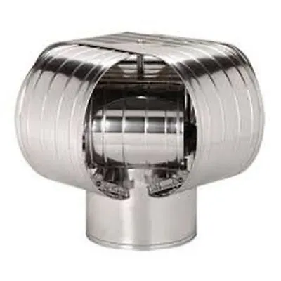 $284.39 • Buy 6  Vacu-Stack  Stainless Steel Chimney Cap For Air-Cooled Pipe Model No 140206