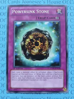 Powersink Stone STBL-EN078 Common Yu-Gi-Oh Card 1st Edition New • £2.90