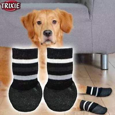 £4.09 • Buy Trixie Injured Dog Socks Non Slip Socks Heal Wounded Paw Dog Boot Care Injury