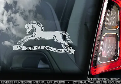 Queen's Own Hussars - Car Sticker - Military Army Forces Regiment Window Decal  • £3.99