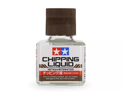 Tamiya Material 87225 Chipping Liquid (40ml) For Hobby Tool Model Kit • $9.99