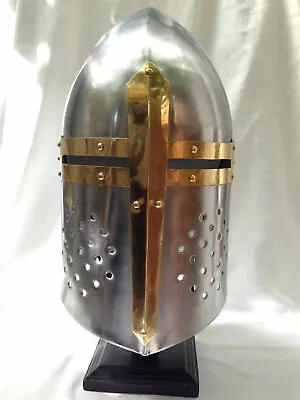 Sugar Loaf Helmet Ancient Armor Armour Medieval Knight Sugarloaf Larp /re Enact • $117