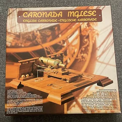 Mantua Model Caronada Inglese Made In Italy Scale 1:17 Vintage Cannon Model Kit • $79.99