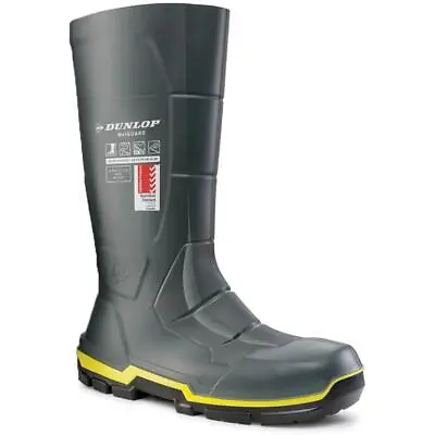 Dunlop MetGUARD SBP Waterproof Steel Toe/midsole Work Safety Wellington Boots • £37.10