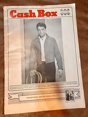 Vintage Cash Box Magazine Elvis On Cover January 1 1966 • $250