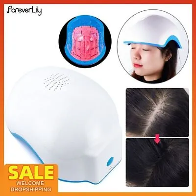 Hair Regrowth Laser Helmet Anti Hair Loss Hair Growth Cap Hair Loss Therapy • $199.14