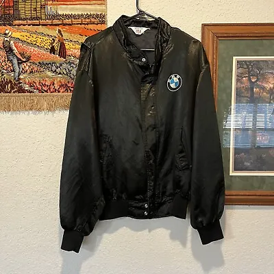 Vintage 80’s BMW Motorcycle Zip-Up RARE Bomber Jacket Size XL • $150