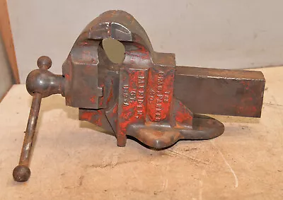 Quality Parker No 104 Machinist Bench Vise Heavy Duty 4  Jaw 47 Lbs Collectible • $249.99