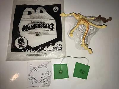 Melman Madagascar 3 Happy Meal Toy Giraffe McDonalds Open Bag • $2.99