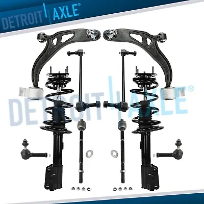 Front Struts Control Arms Sway Bars Tie Rods For 2011 - 2013 Ford Explorer AWD • $360.44