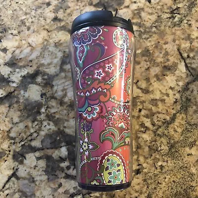 Vera Bradley Tea / Coffee Travel Cup Mug With Lid • $7