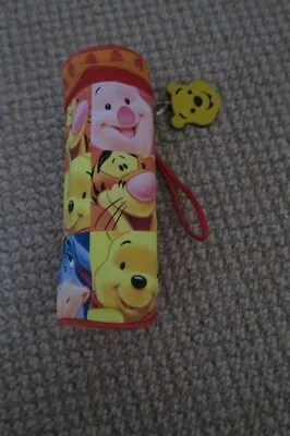 Disney Tube Pencil Case 21cm Tall Winnie Pooh Eeyore Piglet Tigger Characters • £7.95