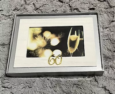 60th Birthday- Wooden Photo Frame • £4