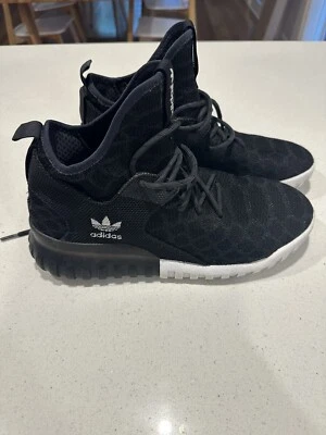 $109 • Buy Adidas Originals Tubular X Prime Knit Core Black White Mens Shoes  Size 10