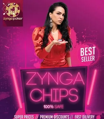 Zynga-chips Poker Fast Transfer 1t 60$ • £57.85