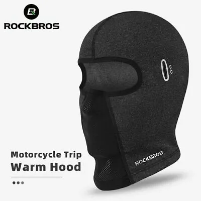 ROCKBROS Balaclava Winter Cycling Cap Men's Windproof Hats Fleece Thermal Mask • $10.99