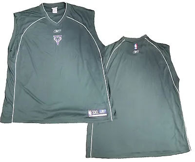 Reebok NBA Basketball Men's Milwaukee Bucks Shooting Shirt Green • $18.99