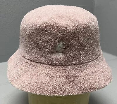 Kangol Blue - Pink Terry Bucket Hat Size XL  New With Tags • $5.99