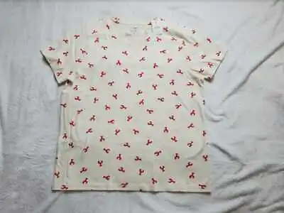 New Women's  Xxl 2x J Crew Factory Lobster Print Graphic Collector T-shirt • $34.99