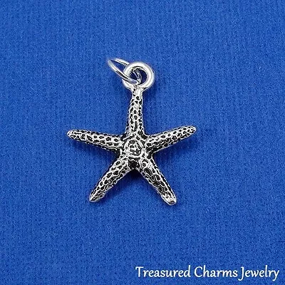 Silver STARFISH CHARM Star Fish Ocean Beach Nautical PENDANT *NEW* • $8.95