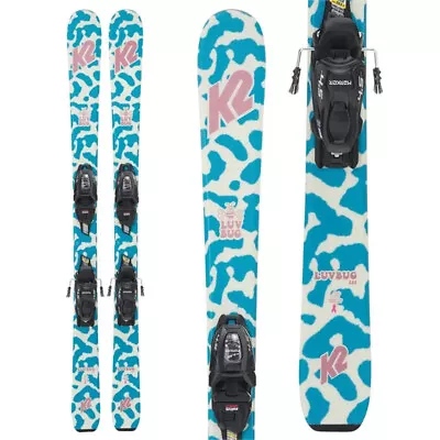 K2 KIds' Luv Bug Skis W/FDT 7.0 Bindings 2024 • $230.97